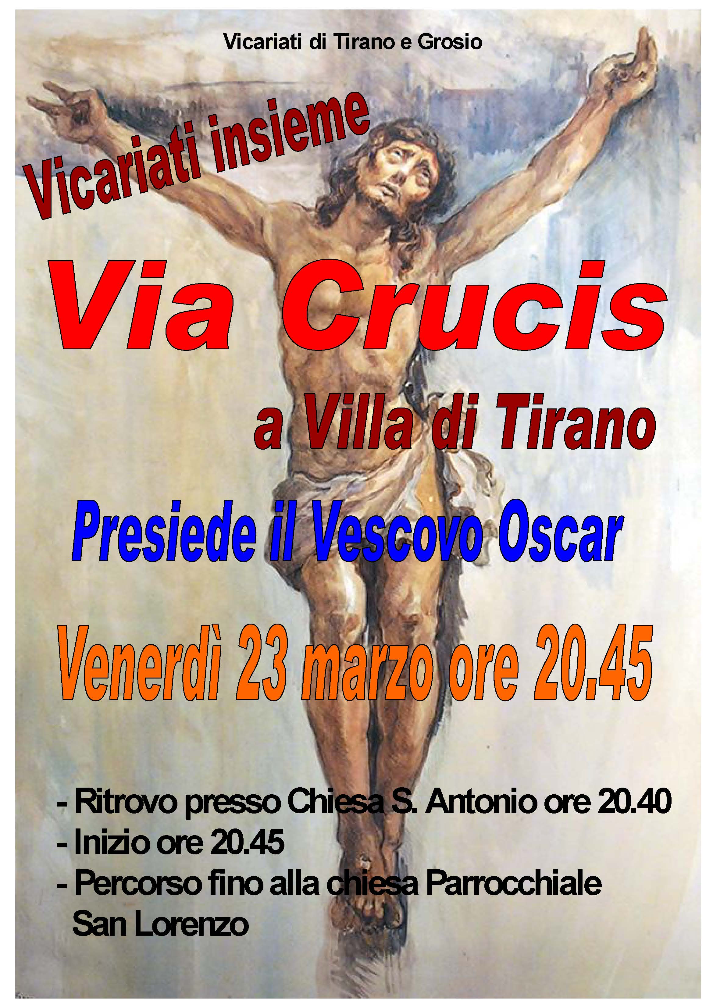 VIA CRUCIS VICARIALE con il Vescovo Oscar